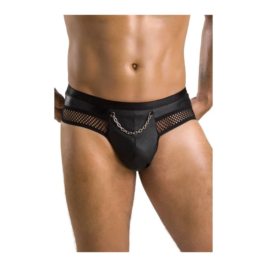 PASSION - 030 SLIP APERTO TOM NERO L/XL